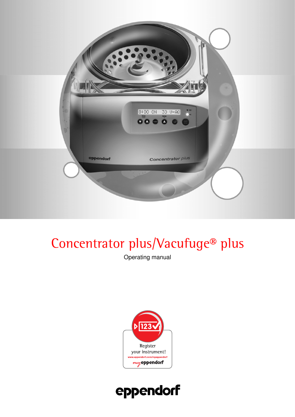 Eppendorf Concentrator plus (New Design) User Manual | 48 pages