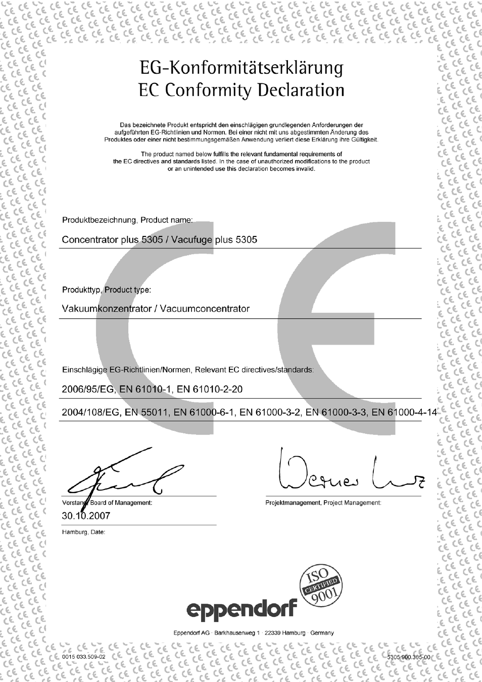 Eppendorf Concentrator plus User Manual | Page 40 / 43