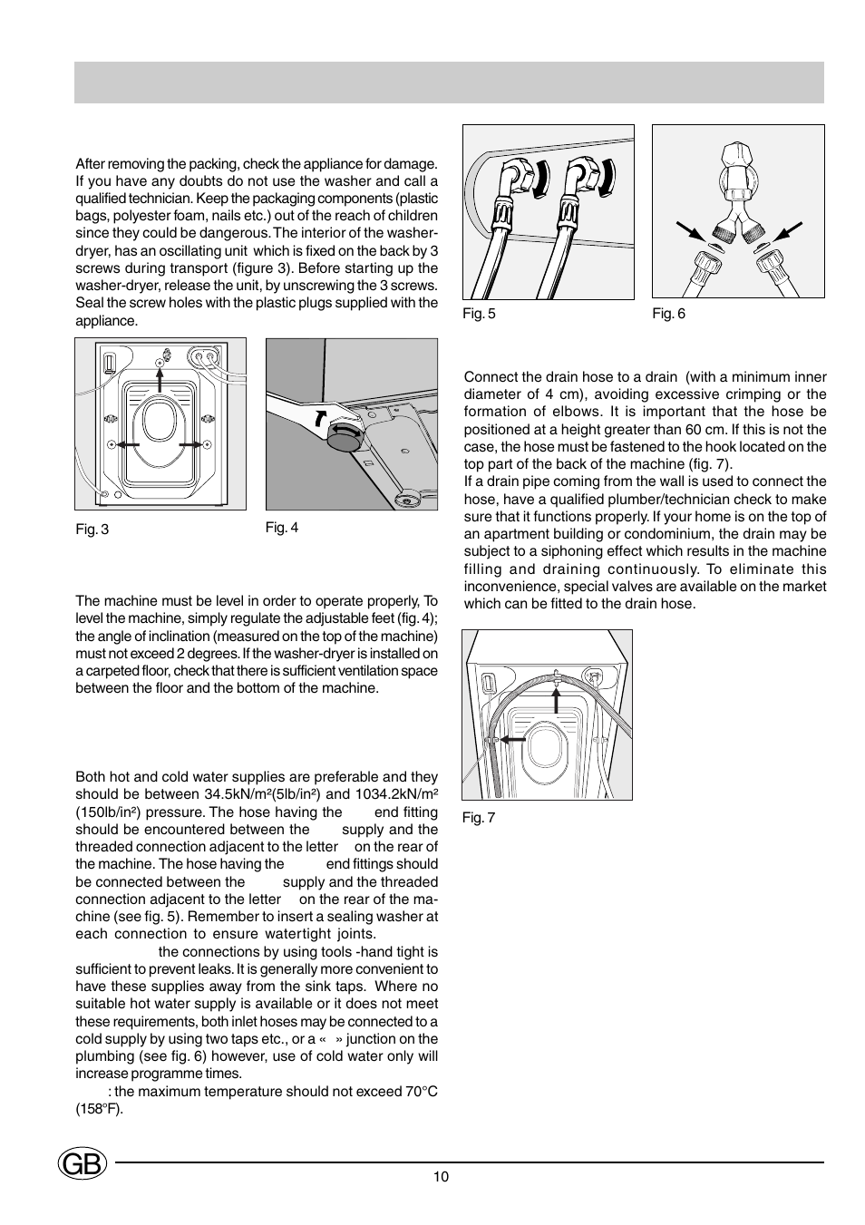 Installation | Ariston CD12TUK User Manual | Page 11 / 14