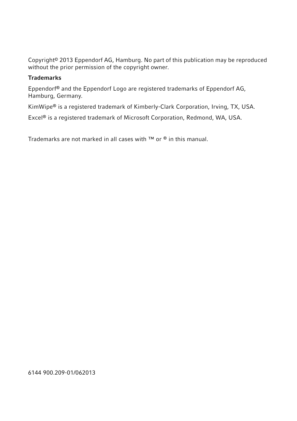 Eppendorf G0.5 µPlate User Manual | Page 2 / 32