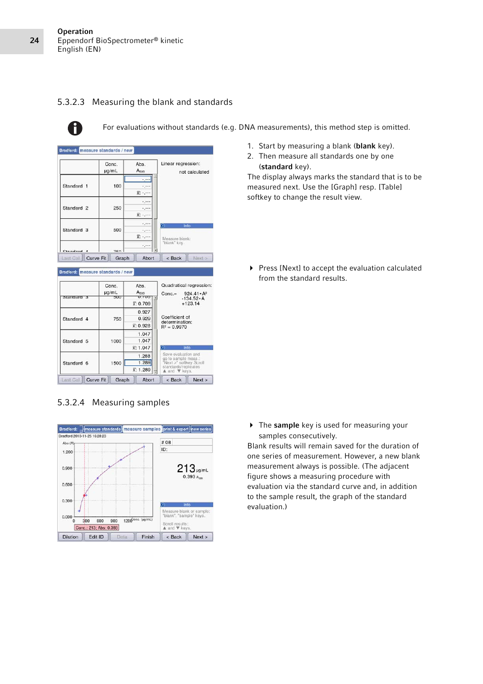 Eppendorf BioSpectrometer kinetic User Manual | Page 24 / 106