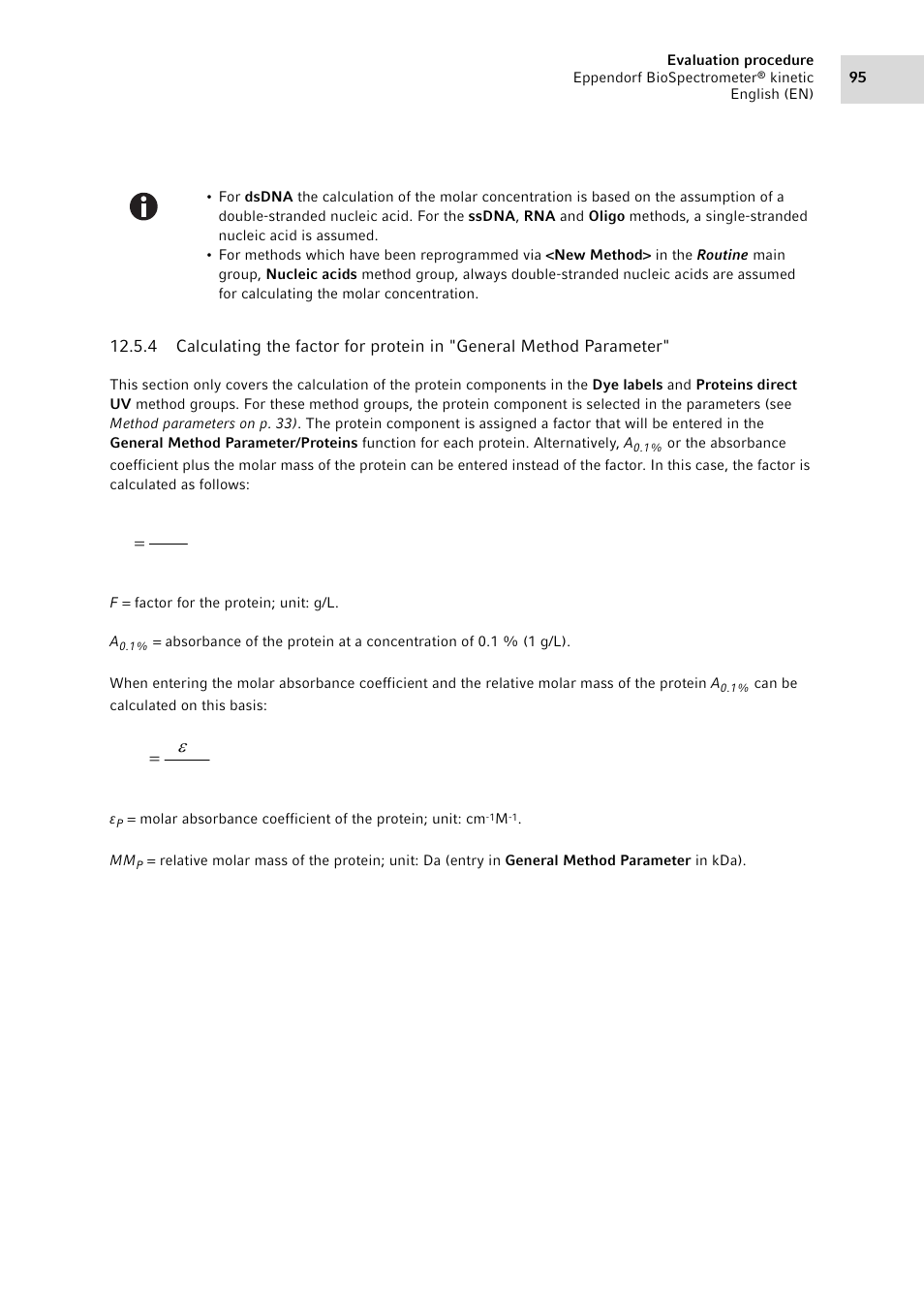 1a f, Mm a | Eppendorf BioSpectrometer kinetic User Manual | Page 95 / 106