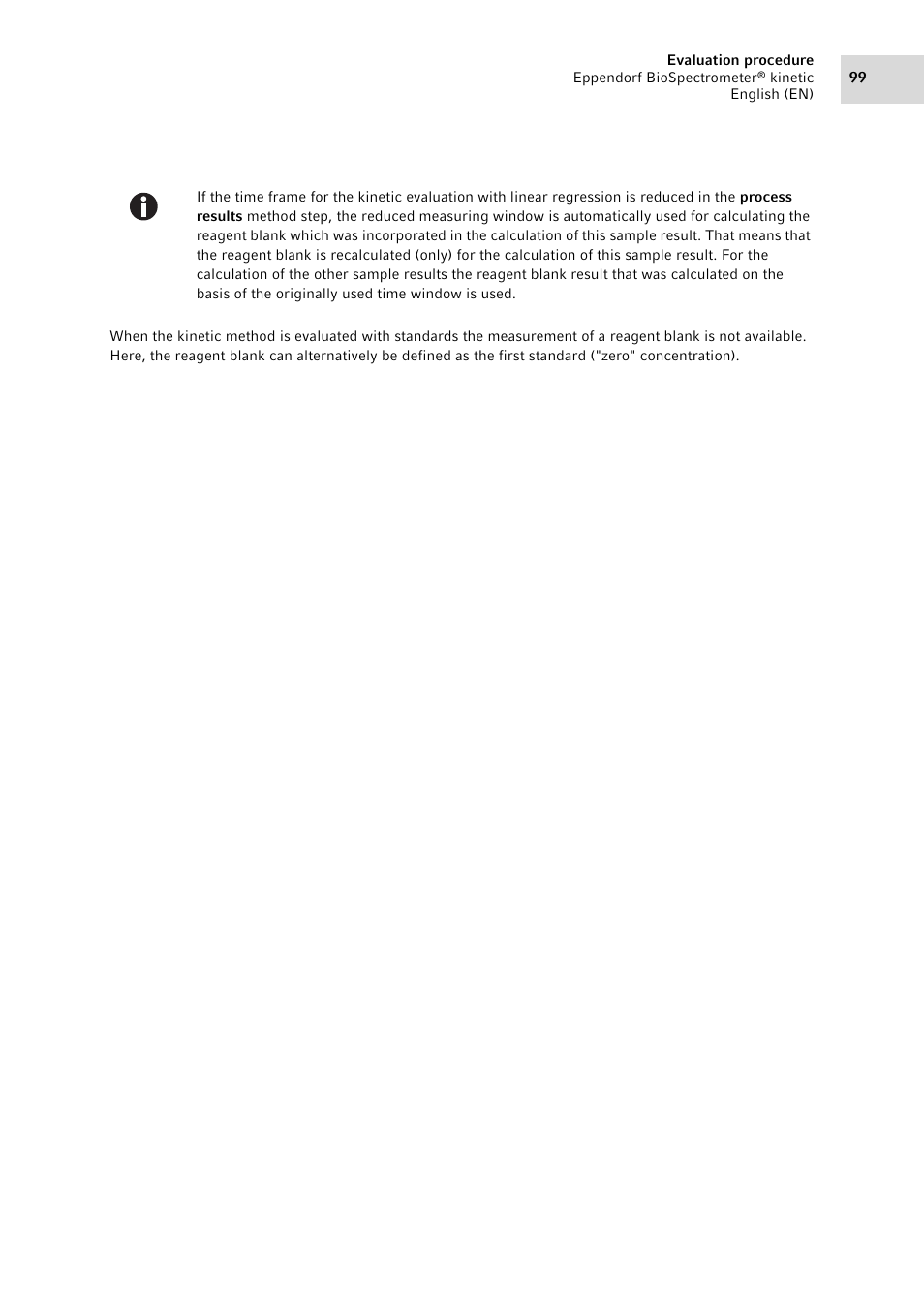 Eppendorf BioSpectrometer kinetic User Manual | Page 99 / 106