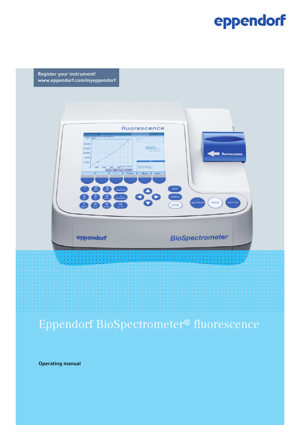 Eppendorf BioSpectrometer fluorescence User Manual | 102 pages