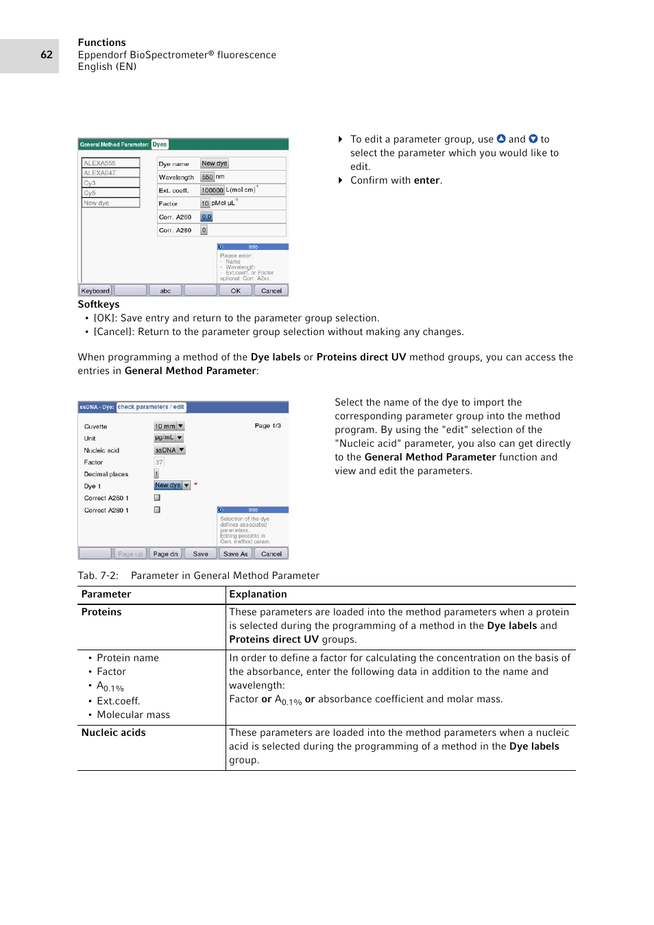 Eppendorf BioSpectrometer fluorescence User Manual | Page 62 / 102