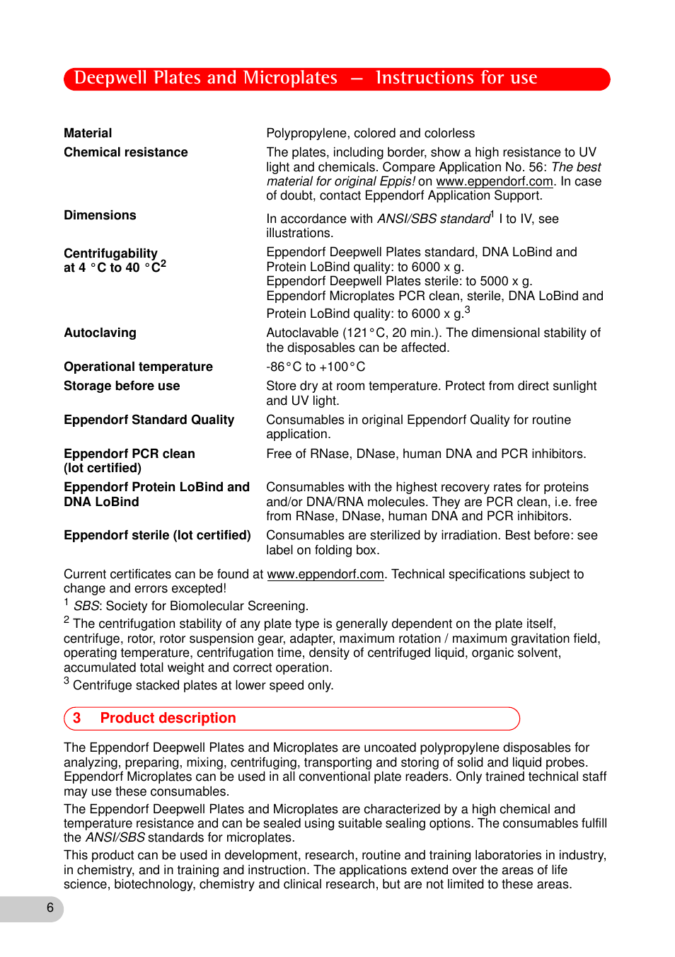 Eppendorf Microplates User Manual | Page 6 / 10