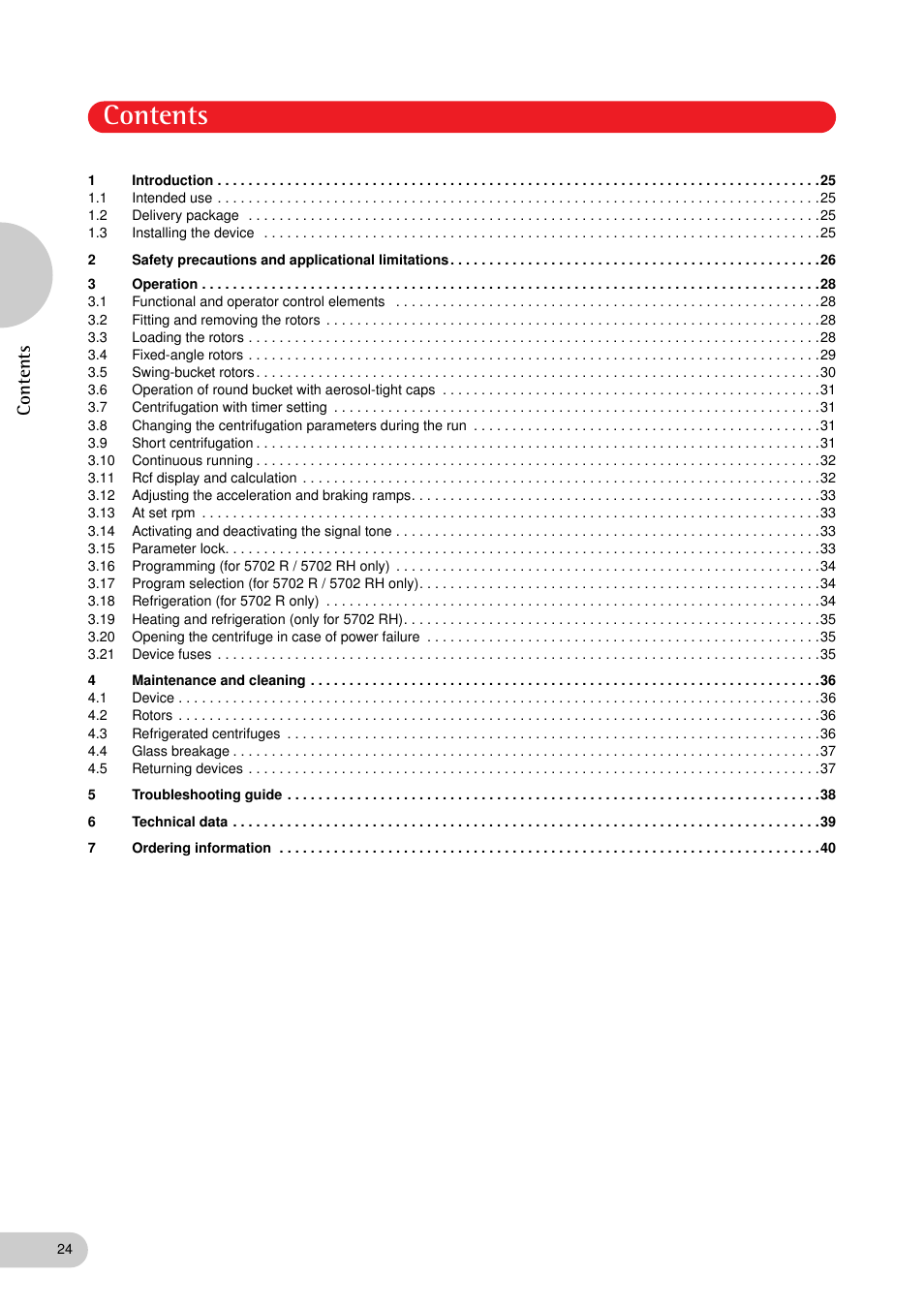 Eppendorf 5702 RH Centrifuge User Manual | Page 5 / 27