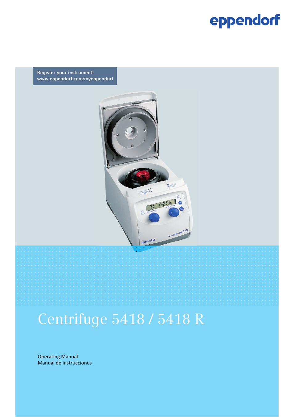 Eppendorf 5418 R Centrifuge User Manual | 80 pages