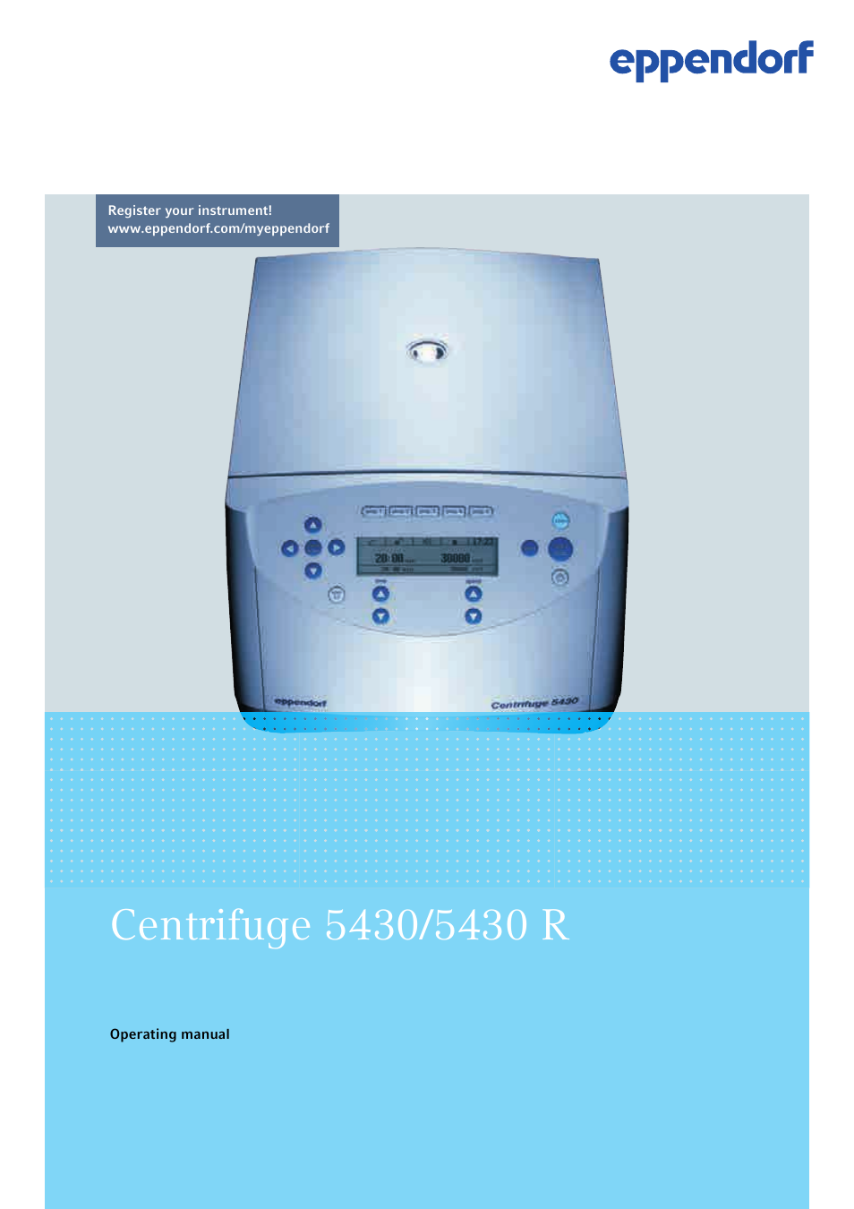 Eppendorf 5430 R Centrifuge User Manual | 88 pages