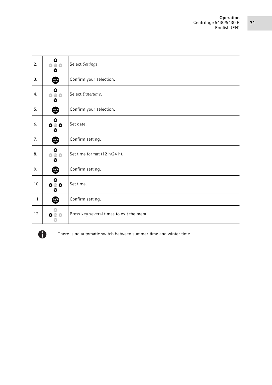 Eppendorf 5430 R Centrifuge User Manual | Page 31 / 88