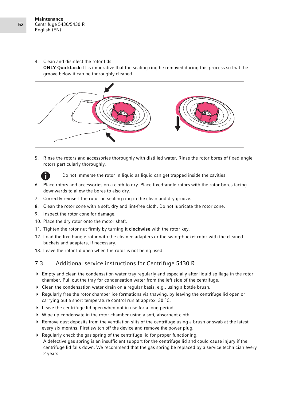 Eppendorf 5430 R Centrifuge User Manual | Page 52 / 88