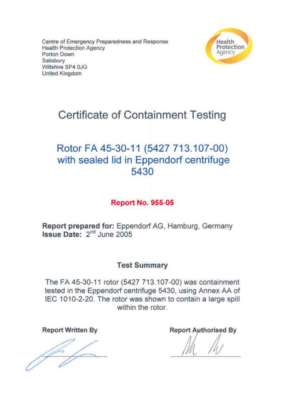 Eppendorf 5430 R Centrifuge User Manual | Page 75 / 88