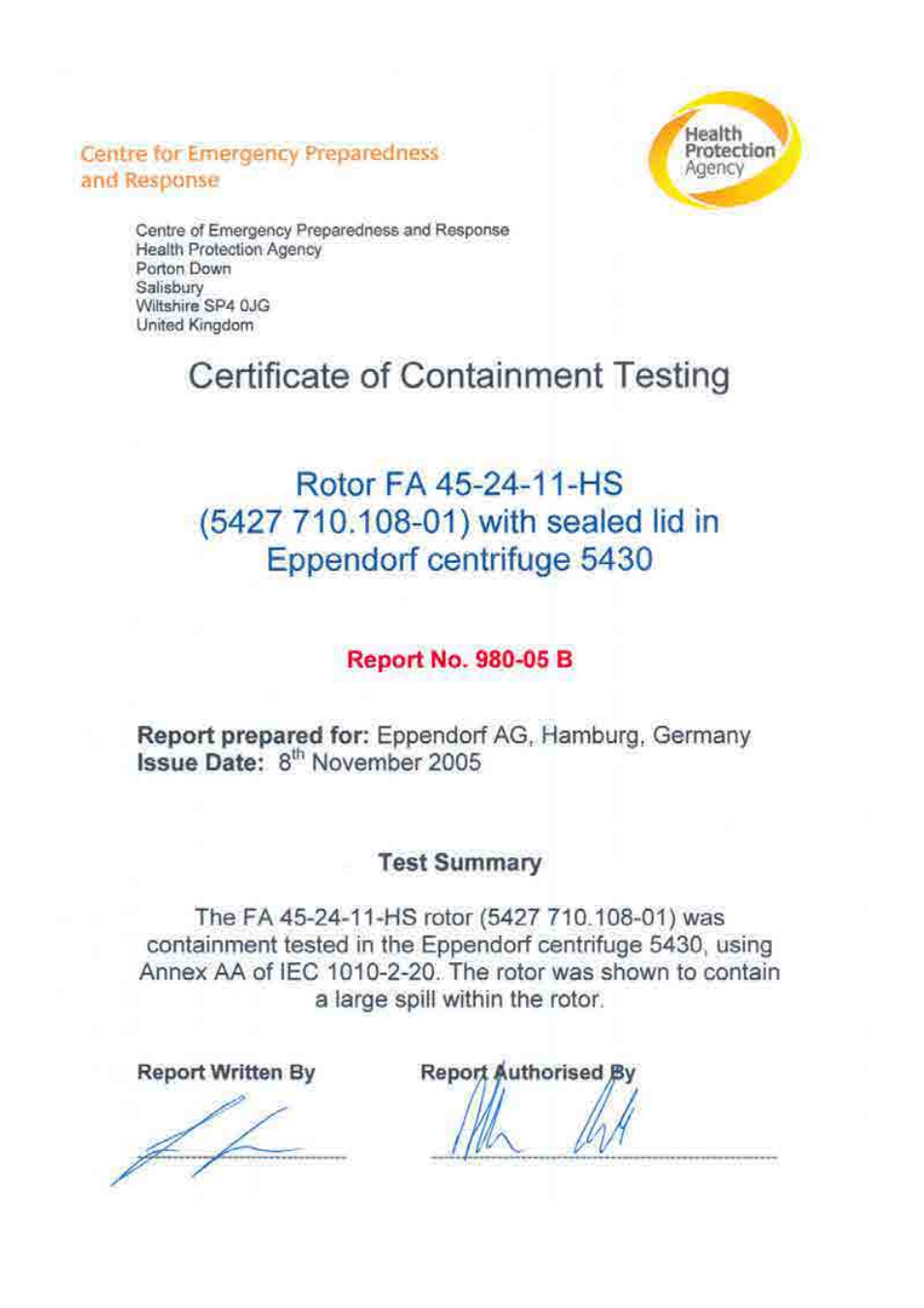 Eppendorf 5430 R Centrifuge User Manual | Page 76 / 88