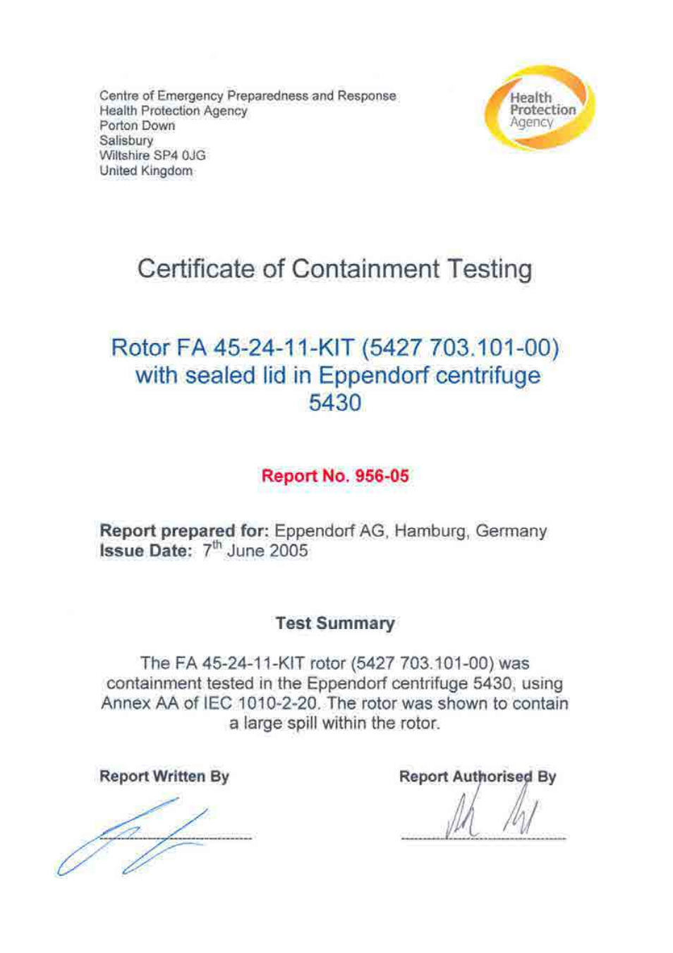 Eppendorf 5430 R Centrifuge User Manual | Page 77 / 88