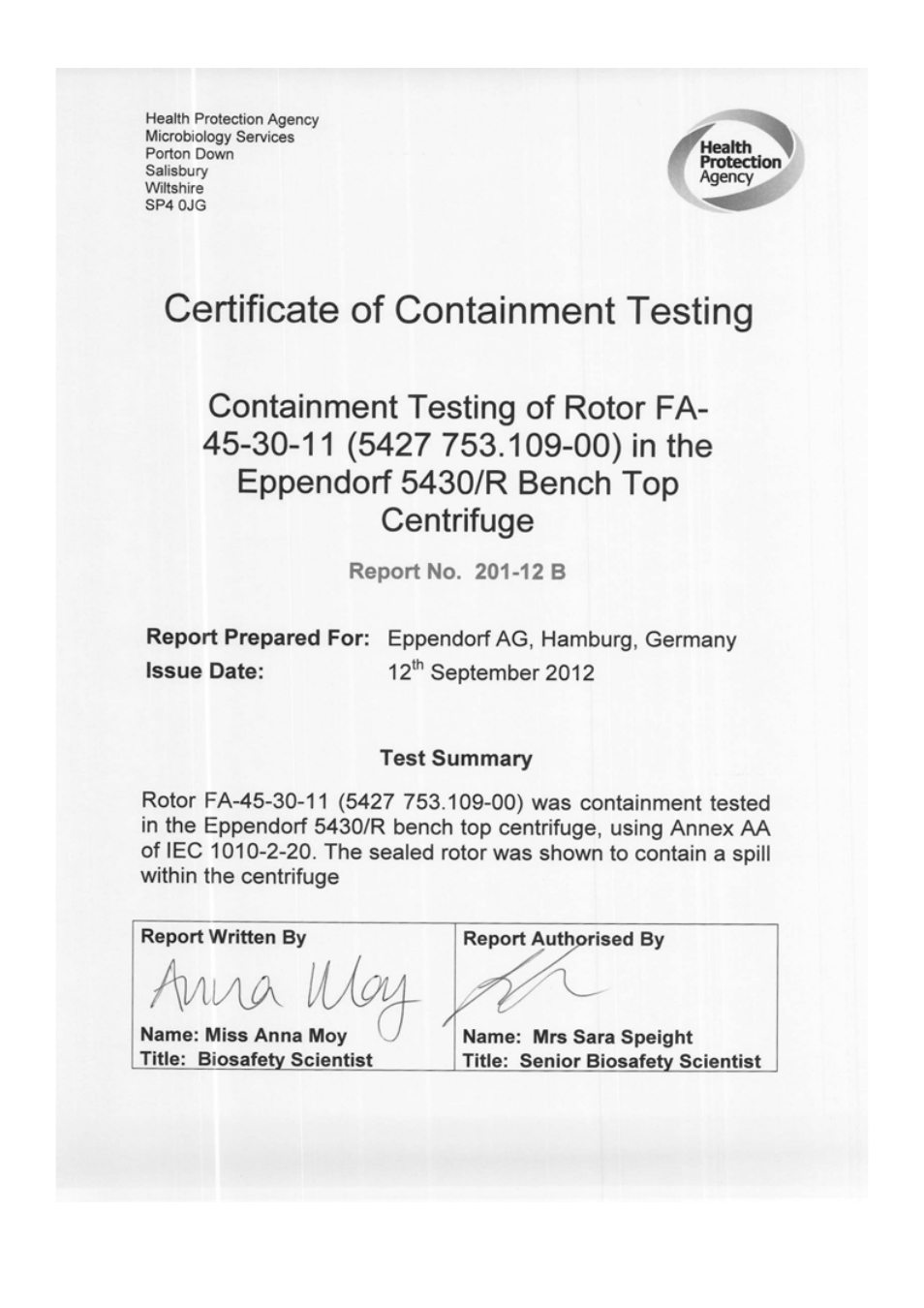 Eppendorf 5430 R Centrifuge User Manual | Page 79 / 88