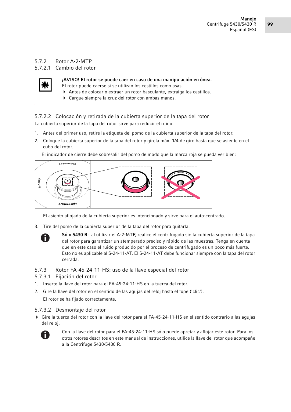 2 rotor a-2-mtp, Rotor a-2-mtp | Eppendorf 5430 R Centrifuge User Manual | Page 99 / 130