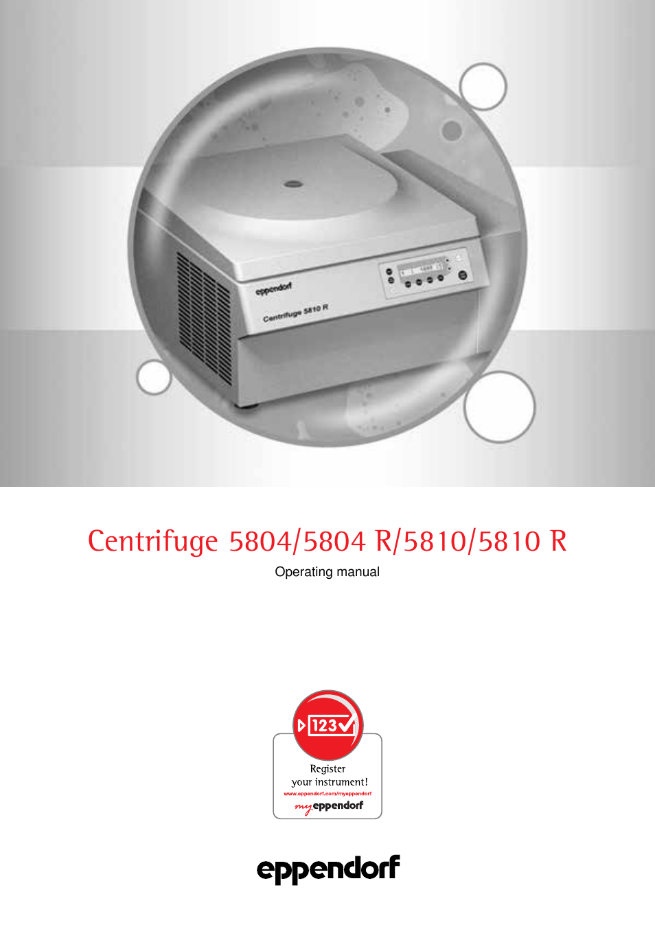 Eppendorf 5810 R Centrifuge User Manual | 95 pages