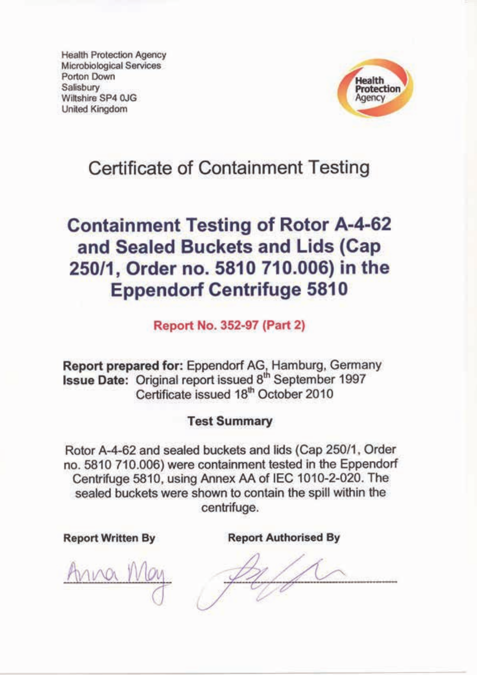 Eppendorf 5810 R Centrifuge User Manual | Page 90 / 95