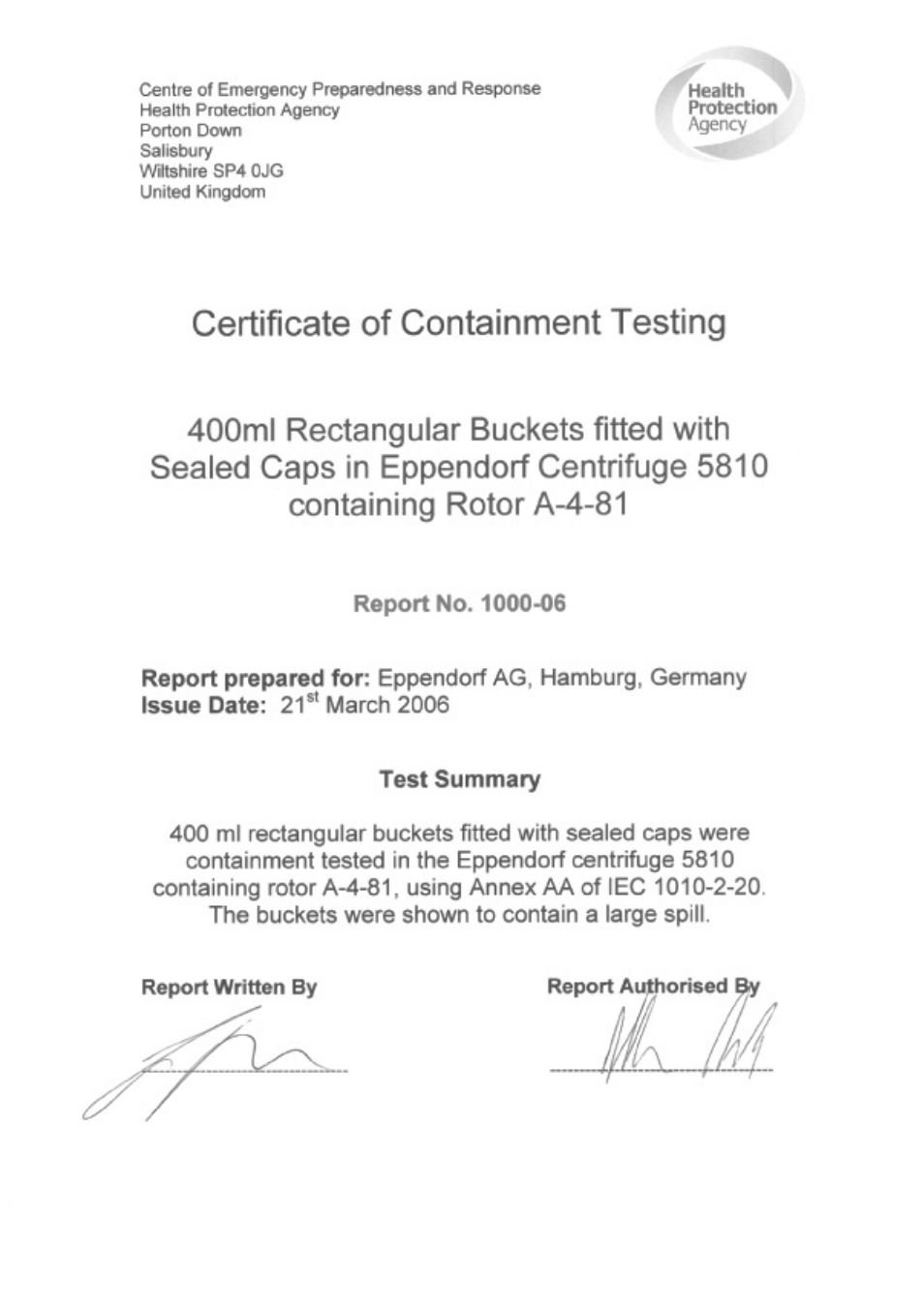 Eppendorf 5810 R Centrifuge User Manual | Page 91 / 95