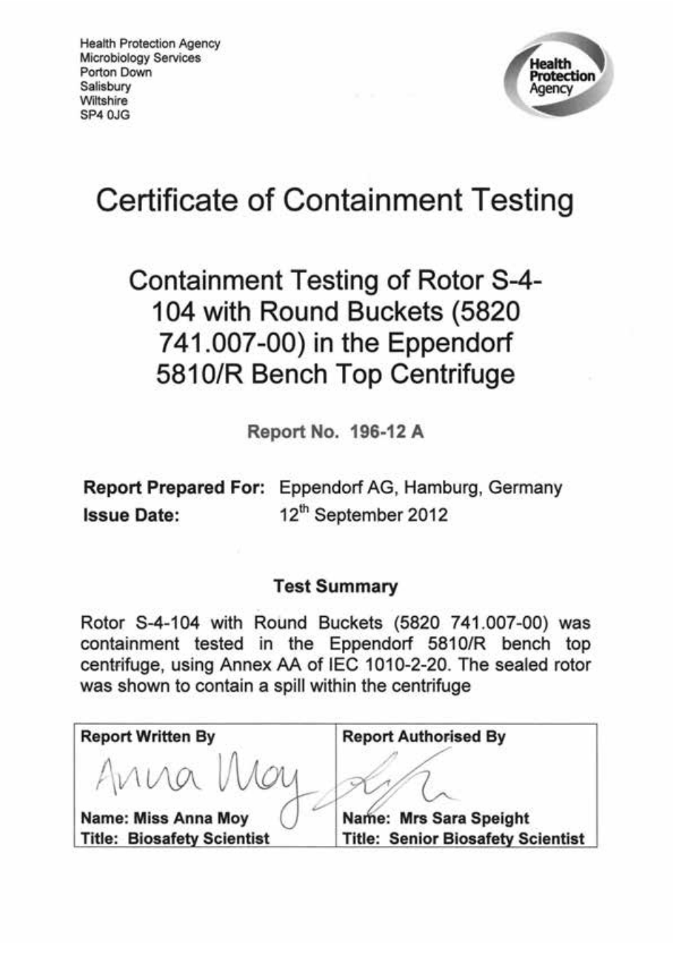 Eppendorf 5810 R Centrifuge User Manual | Page 93 / 95