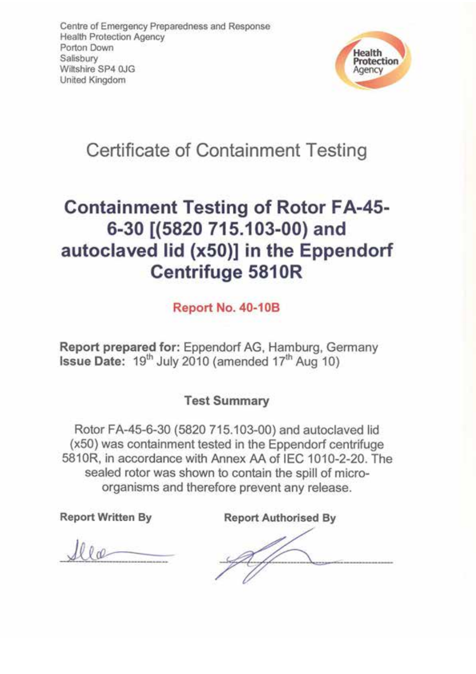 Eppendorf 5810 R Centrifuge User Manual | Page 121 / 127