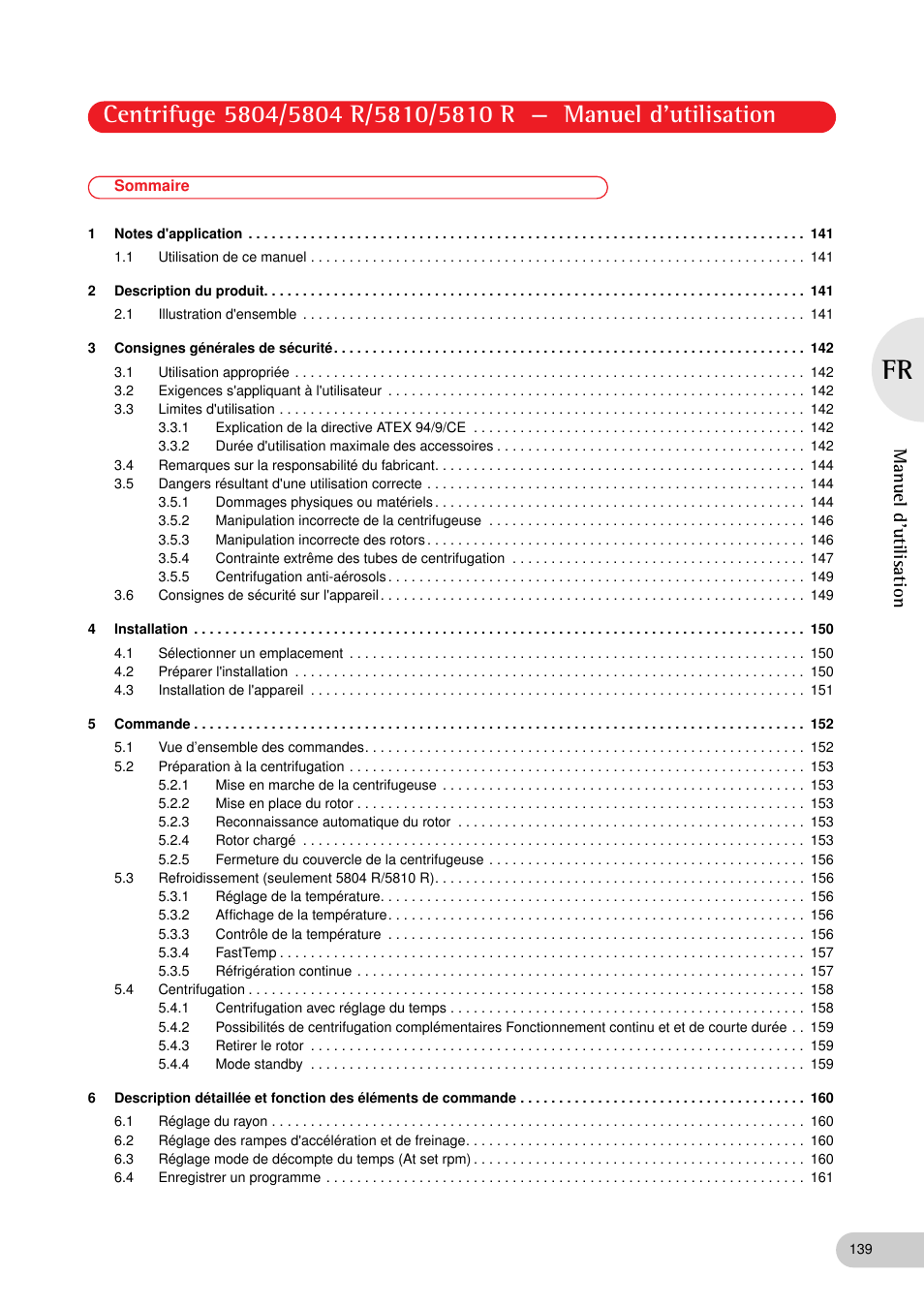 Manuel d'utilisation | Eppendorf 5810 R Centrifuge User Manual | Page 85 / 129