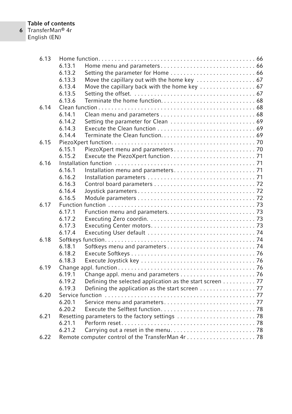 Eppendorf TransferMan4 r User Manual | Page 6 / 102