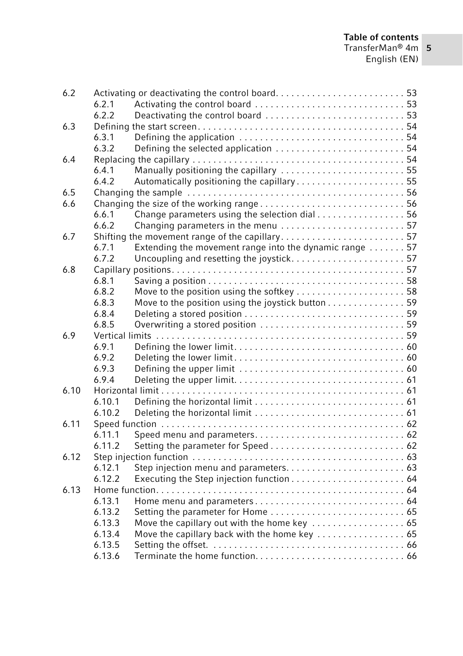 Eppendorf TransferMan4 m User Manual | Page 5 / 96