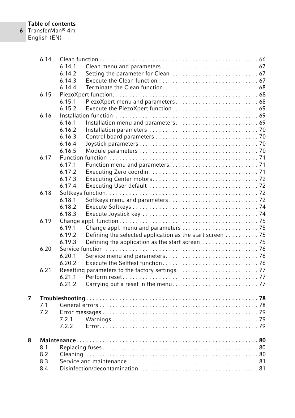 Eppendorf TransferMan4 m User Manual | Page 6 / 96