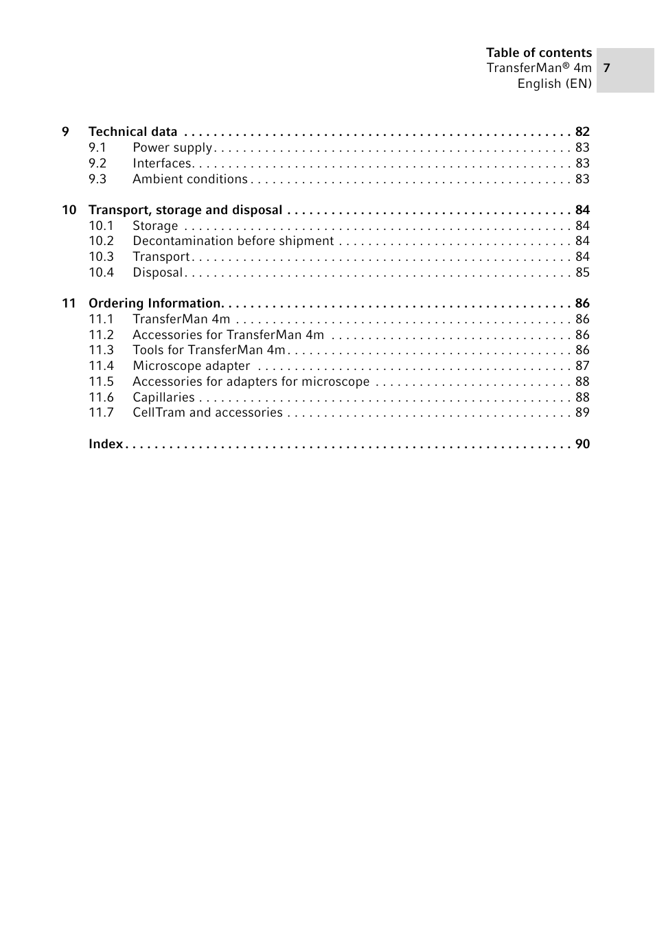 Eppendorf TransferMan4 m User Manual | Page 7 / 96