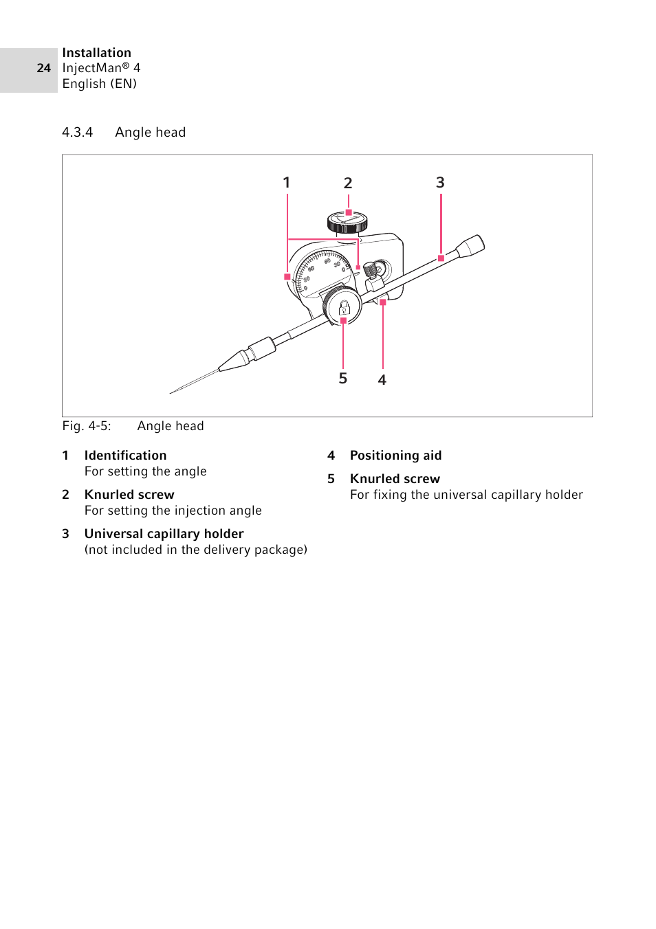 Eppendorf InjectMan 4 User Manual | Page 24 / 100