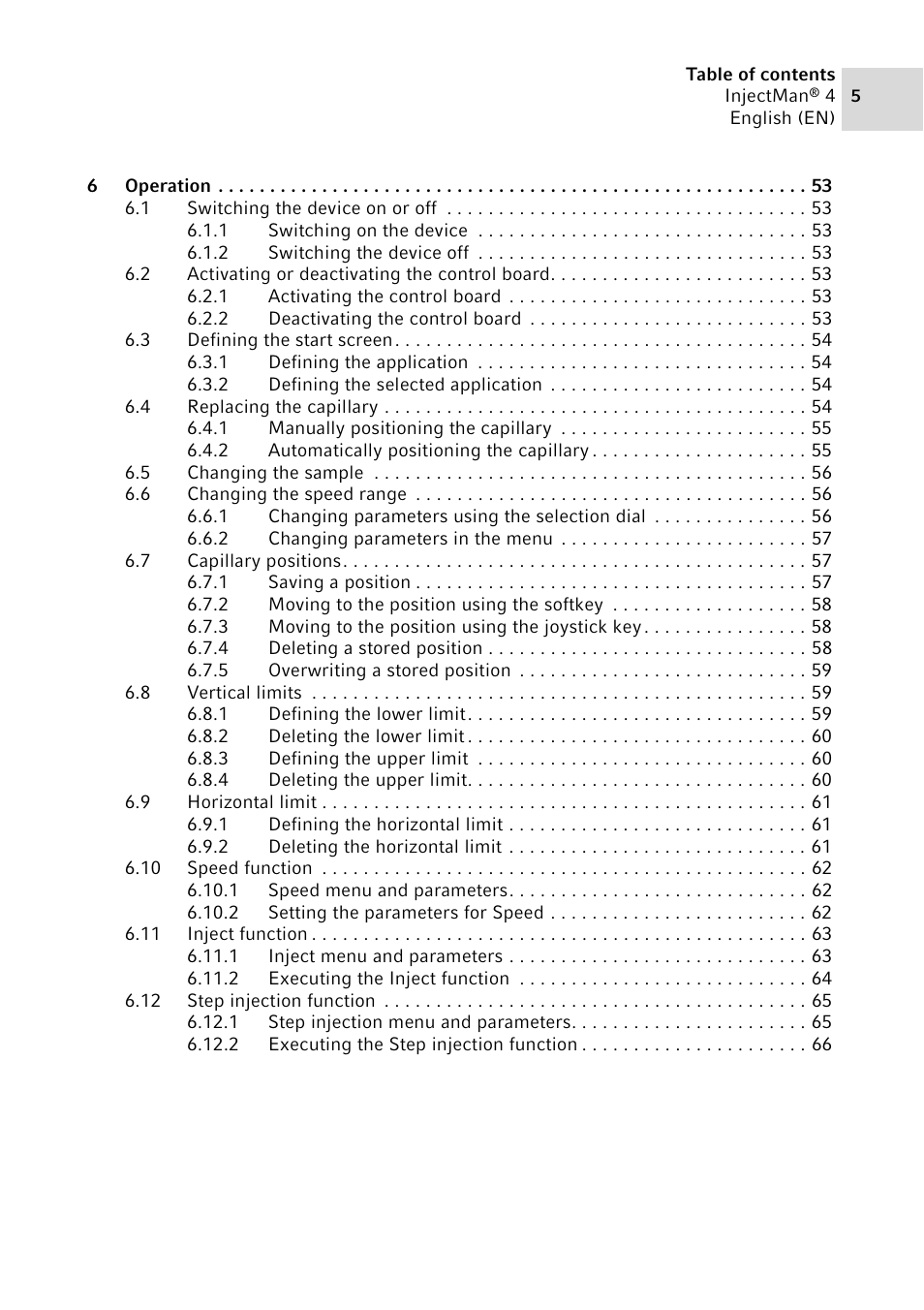 Eppendorf InjectMan 4 User Manual | Page 5 / 100