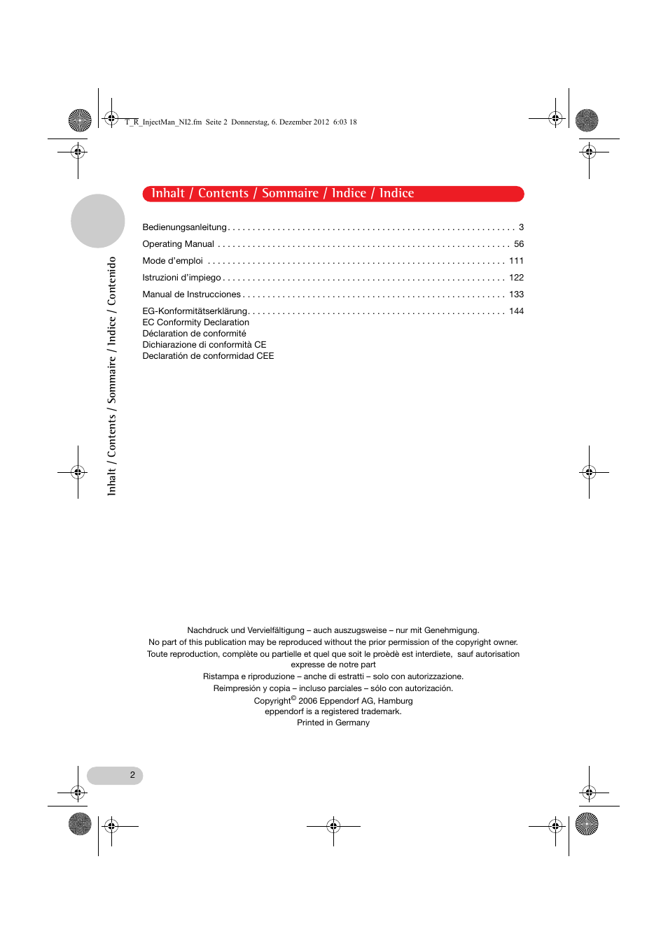 Eppendorf InjectMan NI 2 User Manual | Page 2 / 60