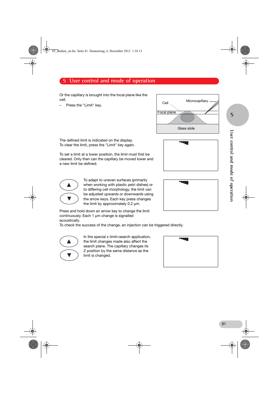 5 user control and mode of operation | Eppendorf InjectMan NI 2 User Manual | Page 28 / 60