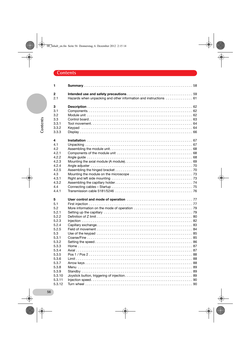 Eppendorf InjectMan NI 2 User Manual | Page 3 / 60