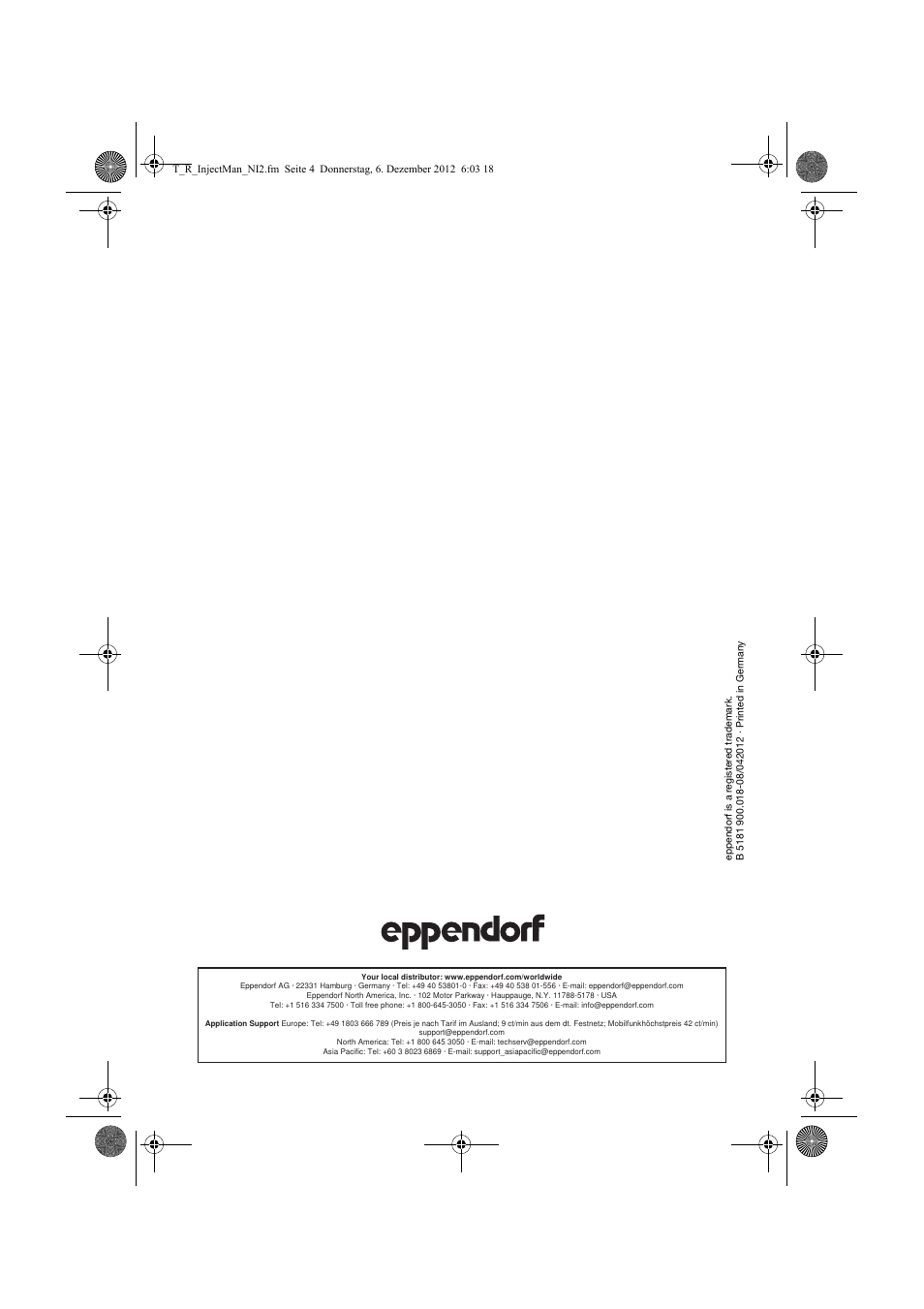 Eppendorf InjectMan NI 2 User Manual | Page 60 / 60