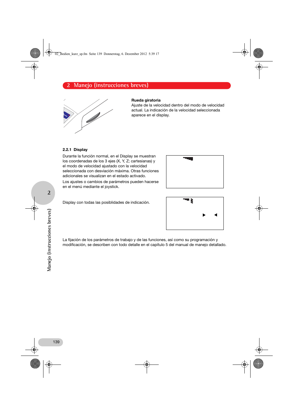 2 manejo (instrucciones breves) 2 | Eppendorf InjectMan NI 2 User Manual | Page 9 / 16