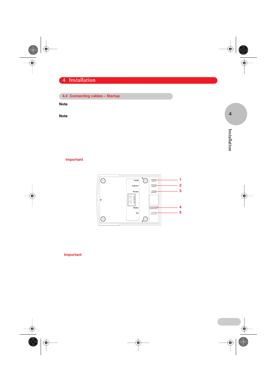 4 installation, Installation | Eppendorf PatchMan NP 2 User Manual | Page 24 / 53