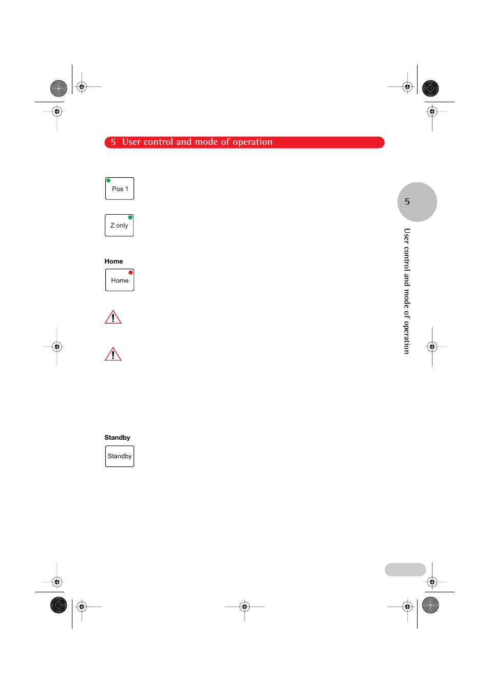 5 user control and mode of operation | Eppendorf PatchMan NP 2 User Manual | Page 26 / 53