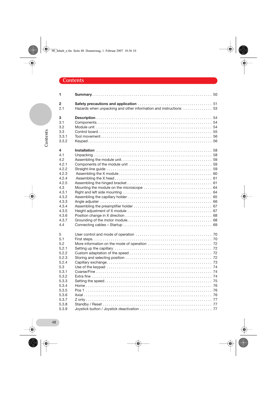 Eppendorf PatchMan NP 2 User Manual | Page 3 / 53