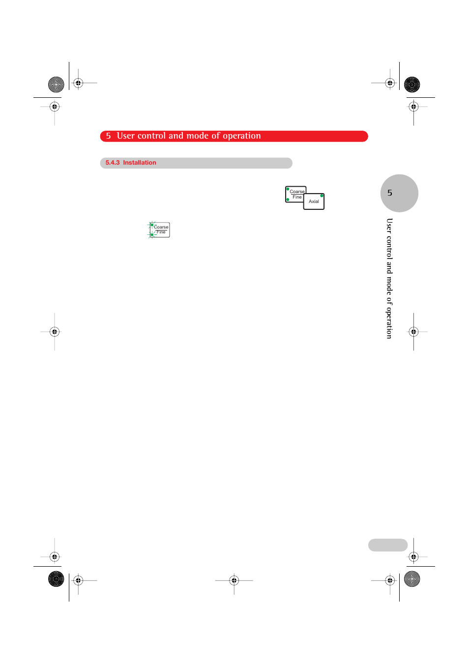 5 user control and mode of operation, User control and mode of operation | Eppendorf PatchMan NP 2 User Manual | Page 34 / 53