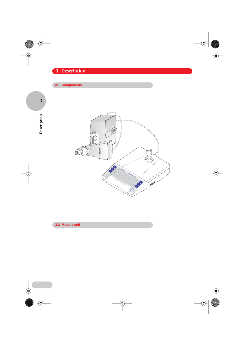 3 description 3, Description, 54 the eppendorf patchman | 2 module unit | Eppendorf PatchMan NP 2 User Manual | Page 9 / 53