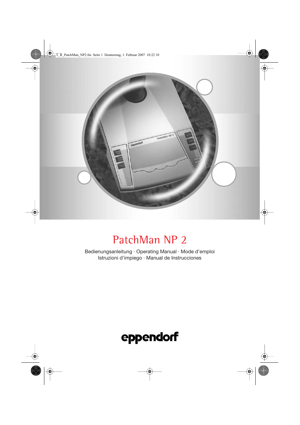 Eppendorf PatchMan NP 2 User Manual | 13 pages