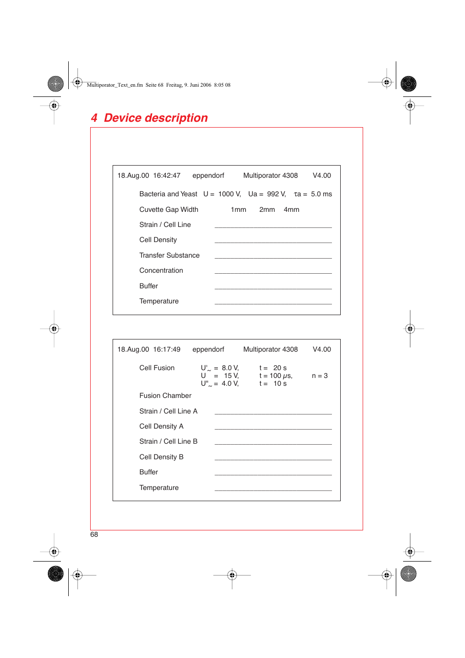 4 device description | Eppendorf Multiporator User Manual | Page 26 / 49
