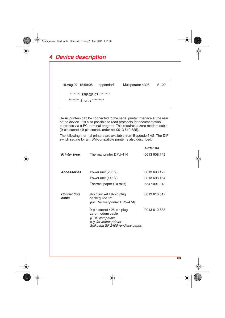 4 device description | Eppendorf Multiporator User Manual | Page 27 / 49