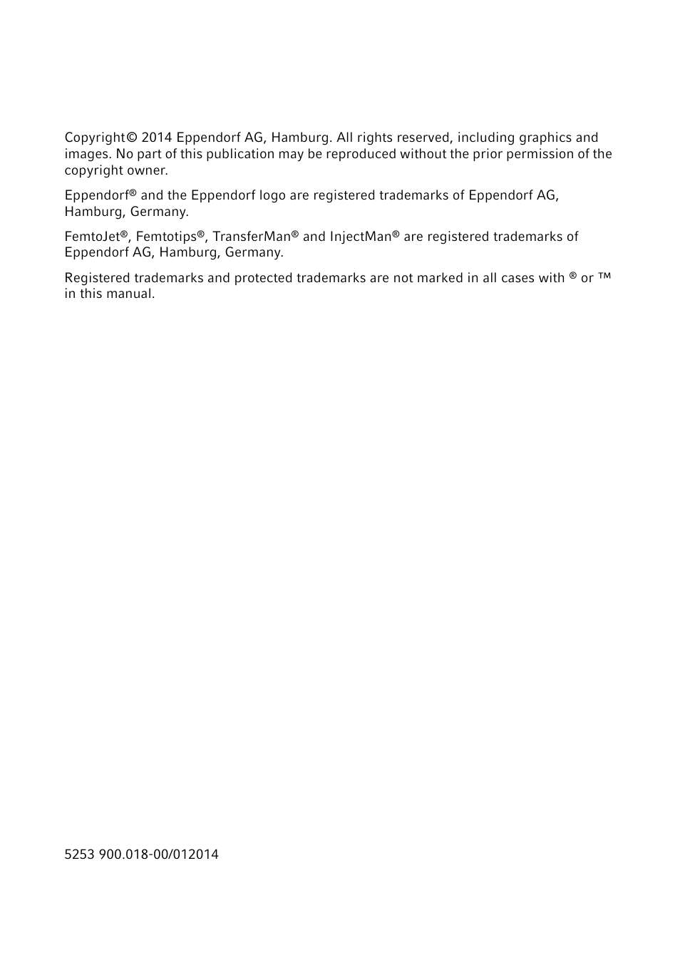 Eppendorf FemtoJet 4x v.2 User Manual | Page 2 / 58