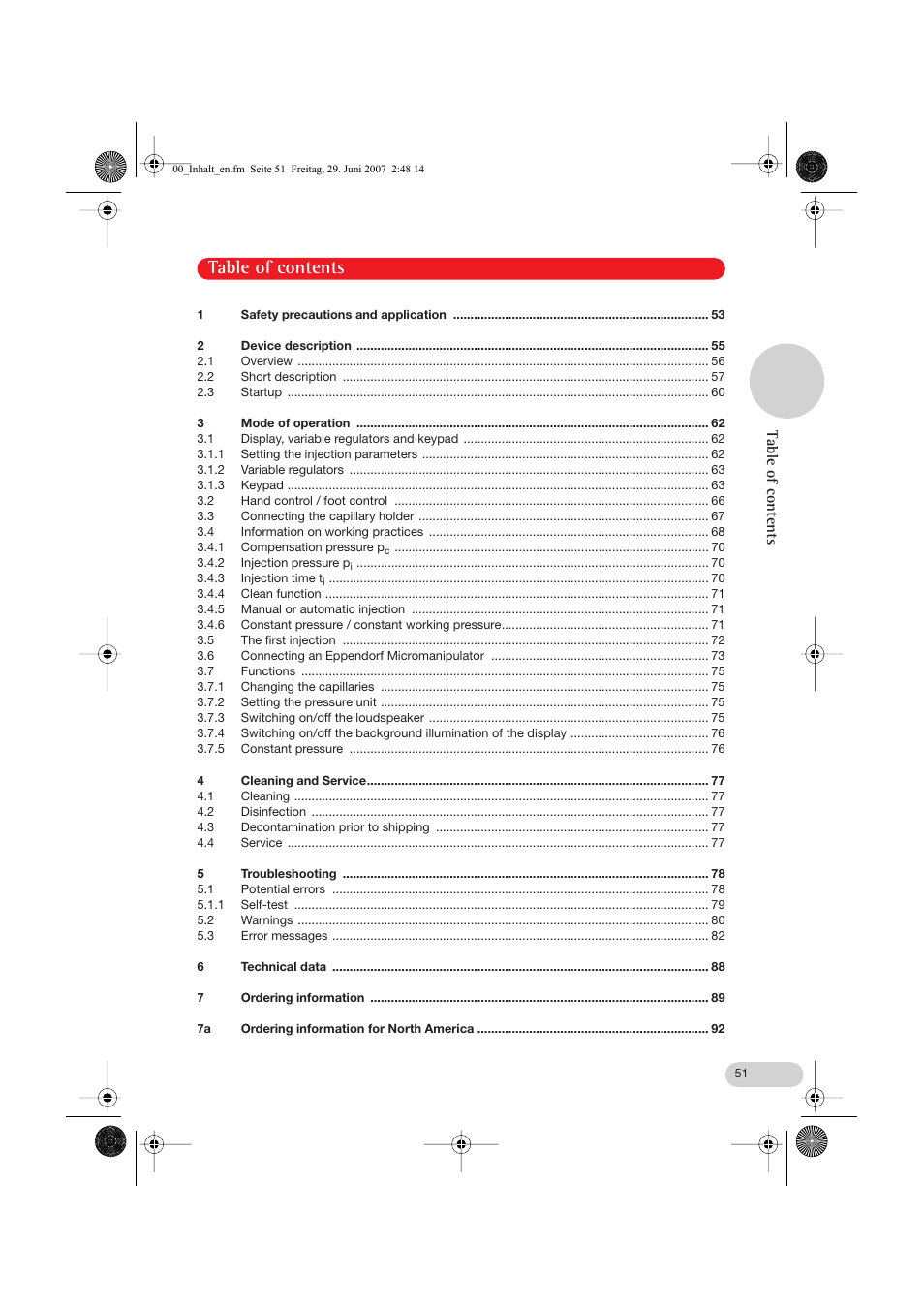 Eppendorf FemtoJet express User Manual | Page 3 / 56