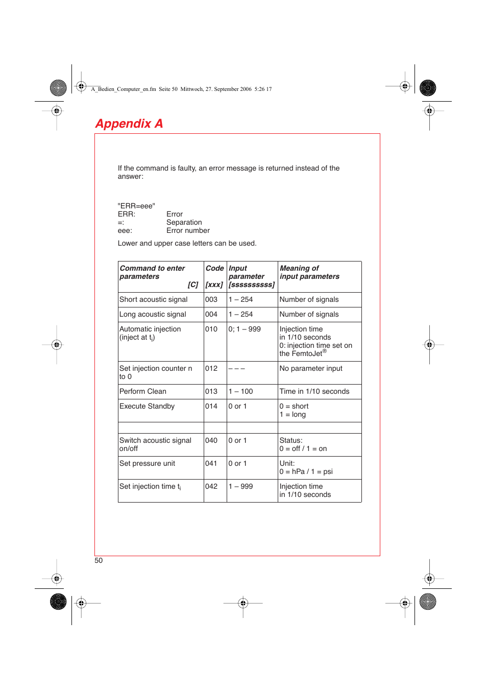 Appendix a | Eppendorf FemtoJet User Manual | Page 52 / 57