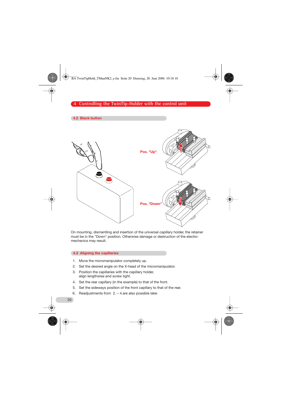 Eppendorf TwinTip-Holder for TransferMan NK 2 User Manual | Page 10 / 14