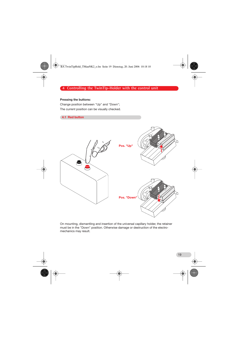 Eppendorf TwinTip-Holder for TransferMan NK 2 User Manual | Page 9 / 14